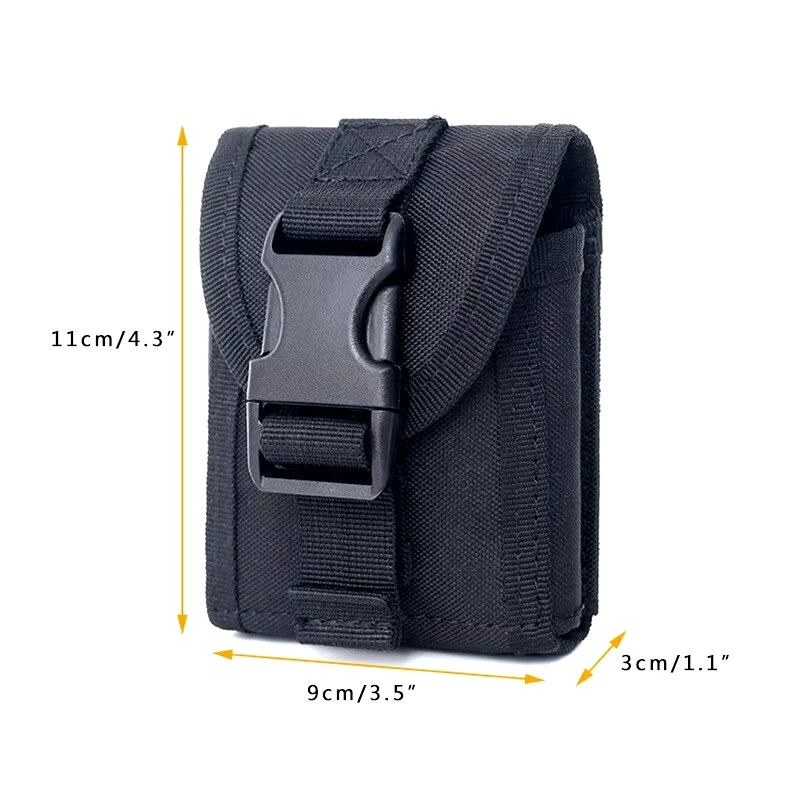กระเป๋าอุปกรณ์เสริม MOLLE EDC - ที่ใส่กล่องบุหรี่ยุทธวิธีสําหรับกีฬากลางแจ้ง แคมป์ปิ้ง และเดินป่า ​
