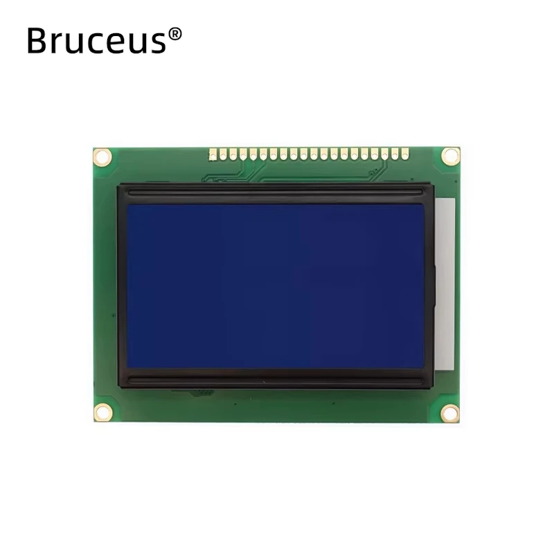 Pantalla azul con retroiluminación ST7920, 12864 LCD, 5V, 128x64 puntos, módulo paralelo