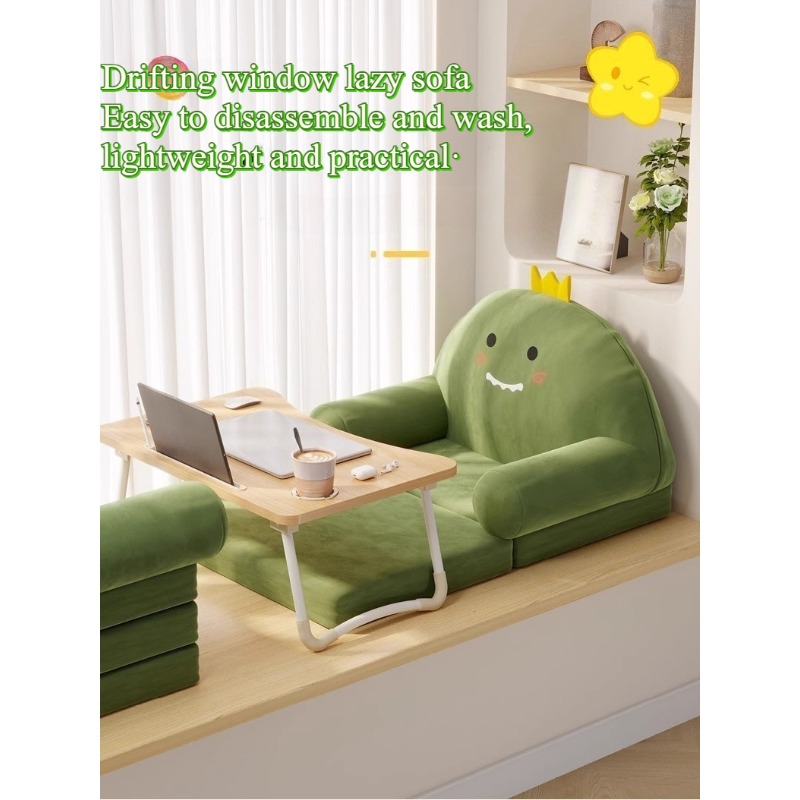 Lazy bay window sofa seat cushion can sit and lie down reading seat bed back chair bedroom baby tatami sofa