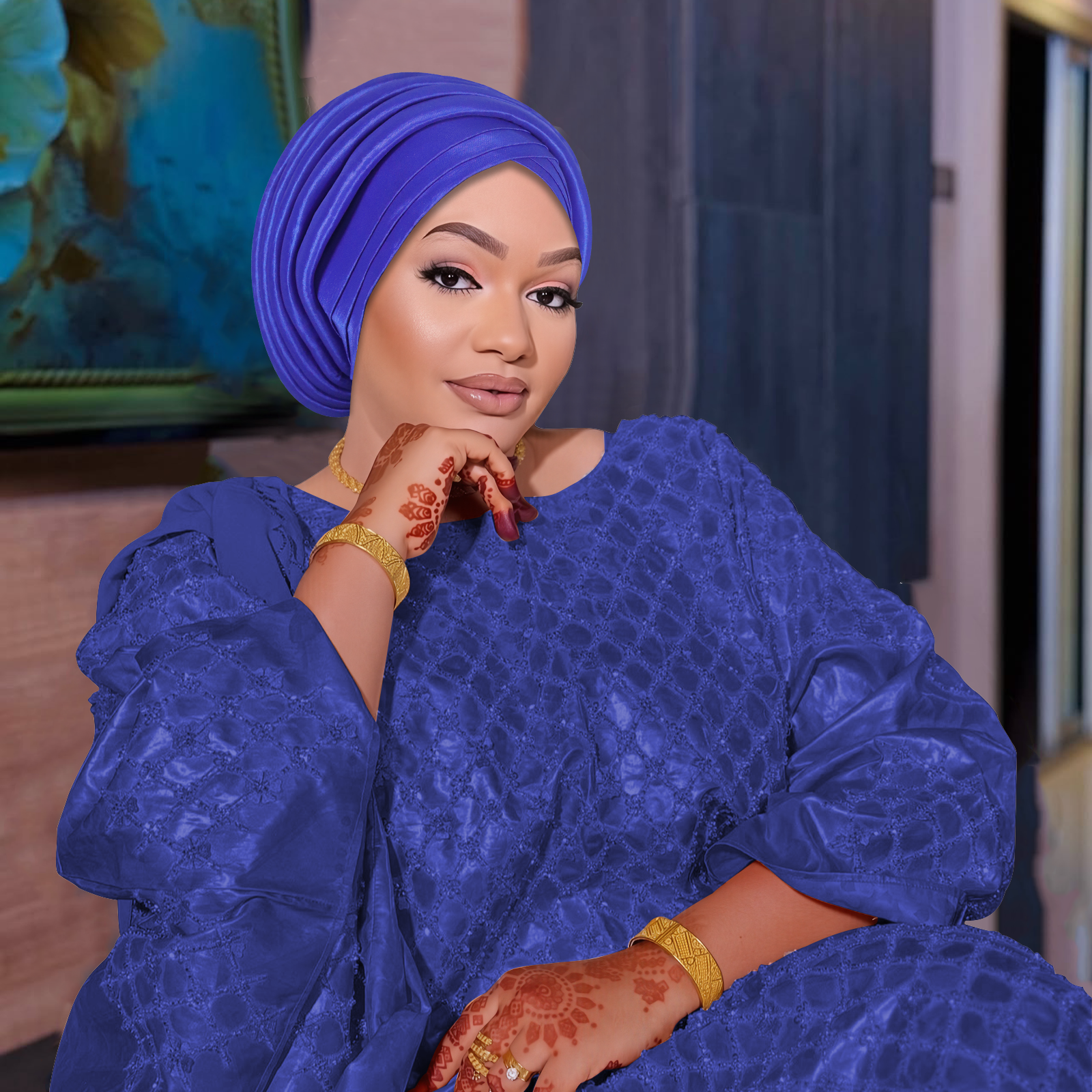 Новый плиссированный тюрбан для женщин, африканские женские повязки на голову, Нигерия, свадебная вечеринка, головной убор, авто геле, мусульманский тюрбан, шляпа