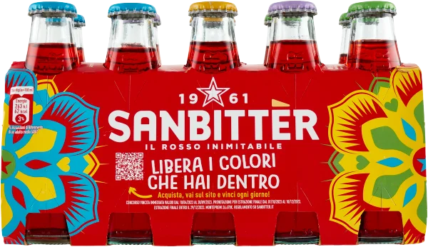 Libera und Colori Rosso Getränk 100 ml x 10 – Sanbitter