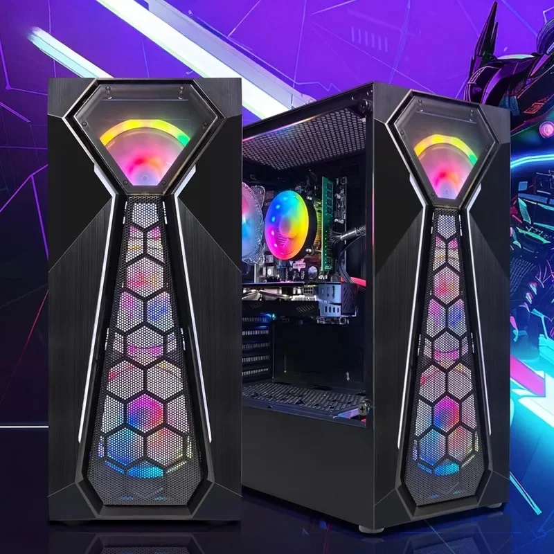 Computadora de sobremesa para PC para juegos, Radeon RX 580 16G GDDR5, Core i5-9400F hasta 4,1 GHz