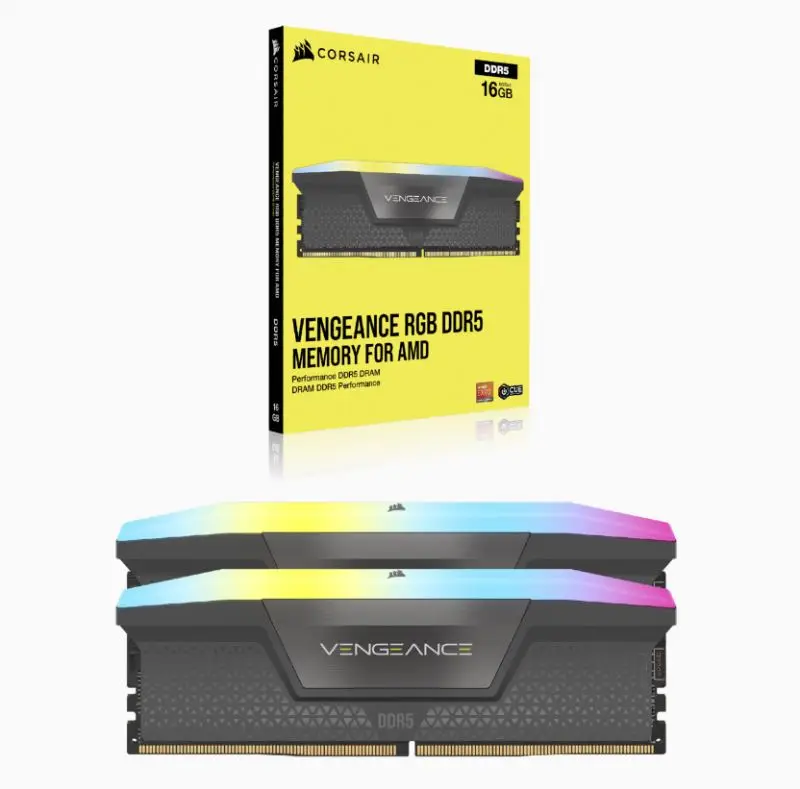 Novo desktop ram vingança rgb ram 32gb (2x16gb) ddr5 dram 5600mt/s c36 ddr5 32g kits de memória ram