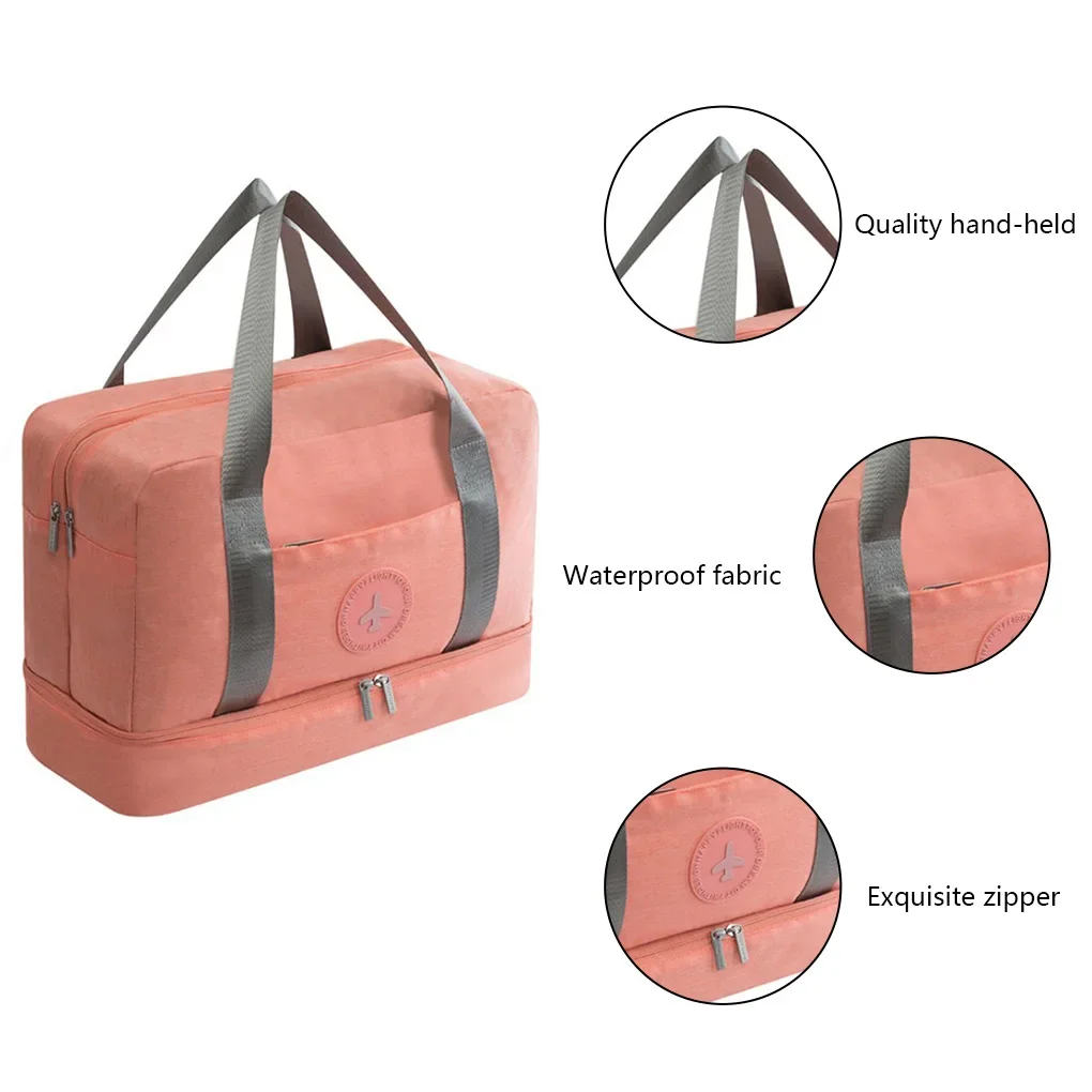 Gepäck Trocken Nass Trennung Lagerung Tasche Gepäck Organizer Verpackung Reise Duffle mit Schuhe Tasche Mesh Tasche Kleidung Lagerung Handtasche