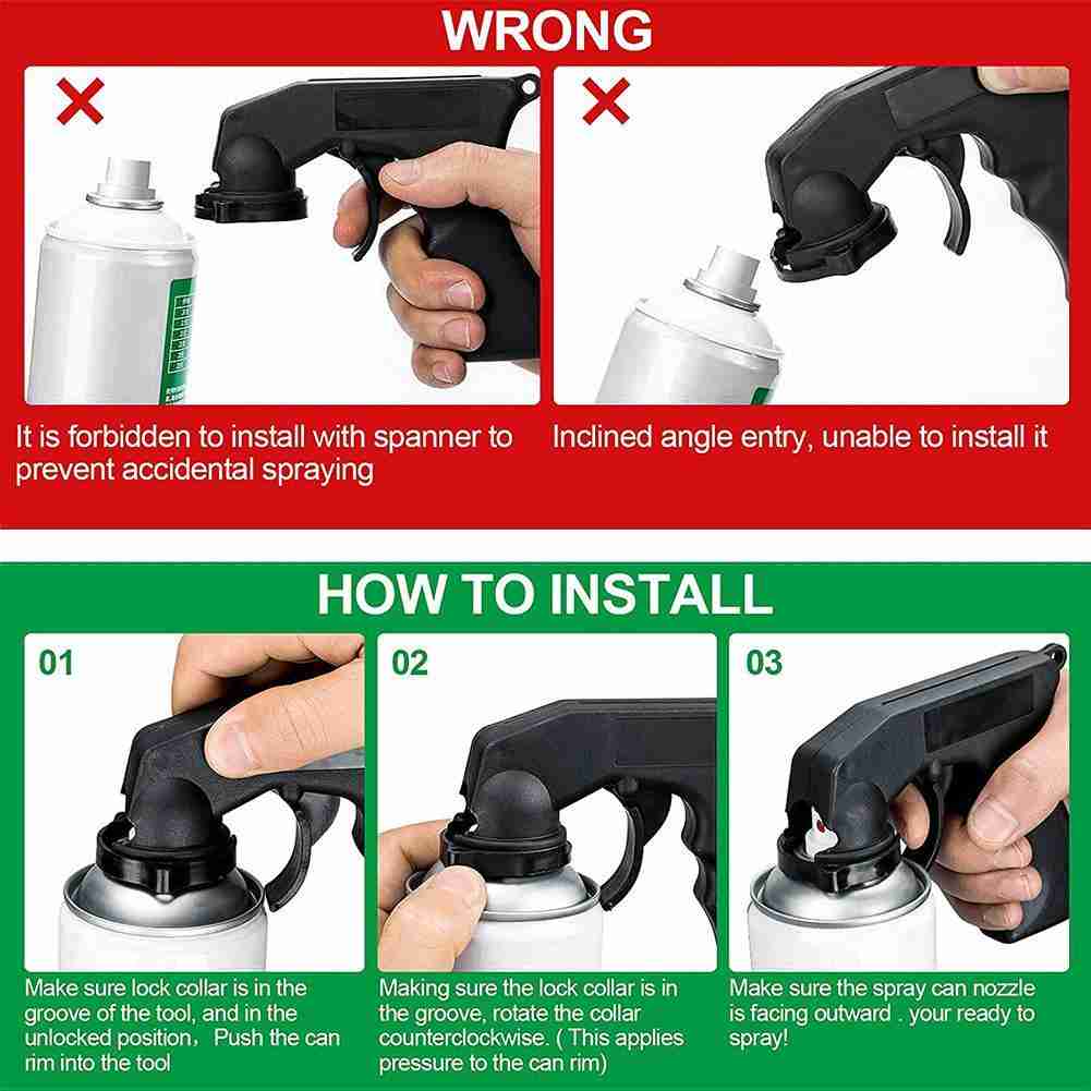 Универсальный краскопульт, ручной адаптер для аэрозоля, для ухода за автомобилем