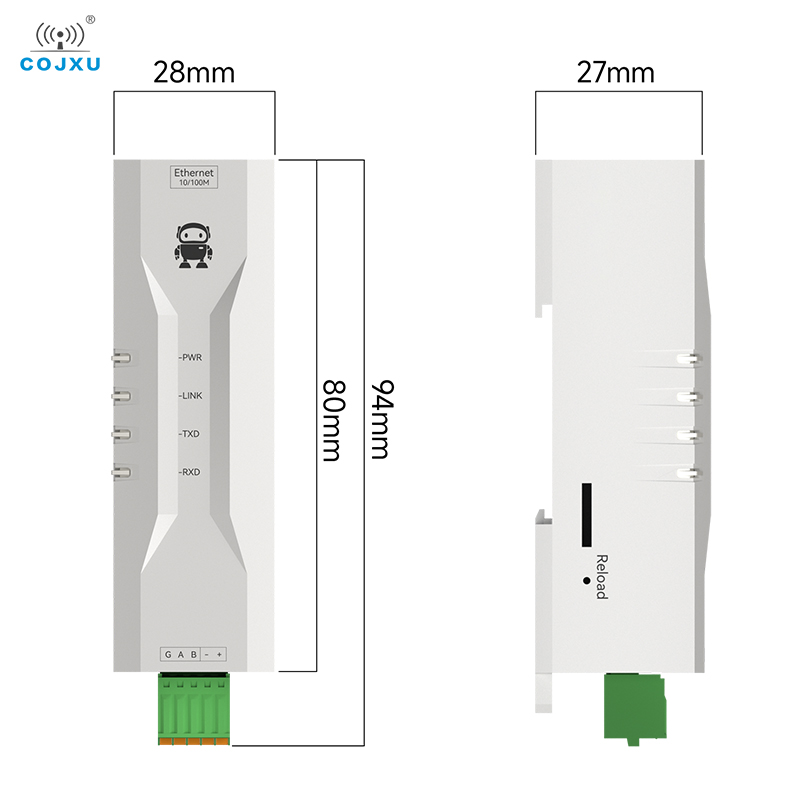 RS485 zu Ethernet Serial Server COJXU NE2 Serie MQTT IOT Kommunikation DC 8-28V ModBus Gateway TCP/IP zu RTU