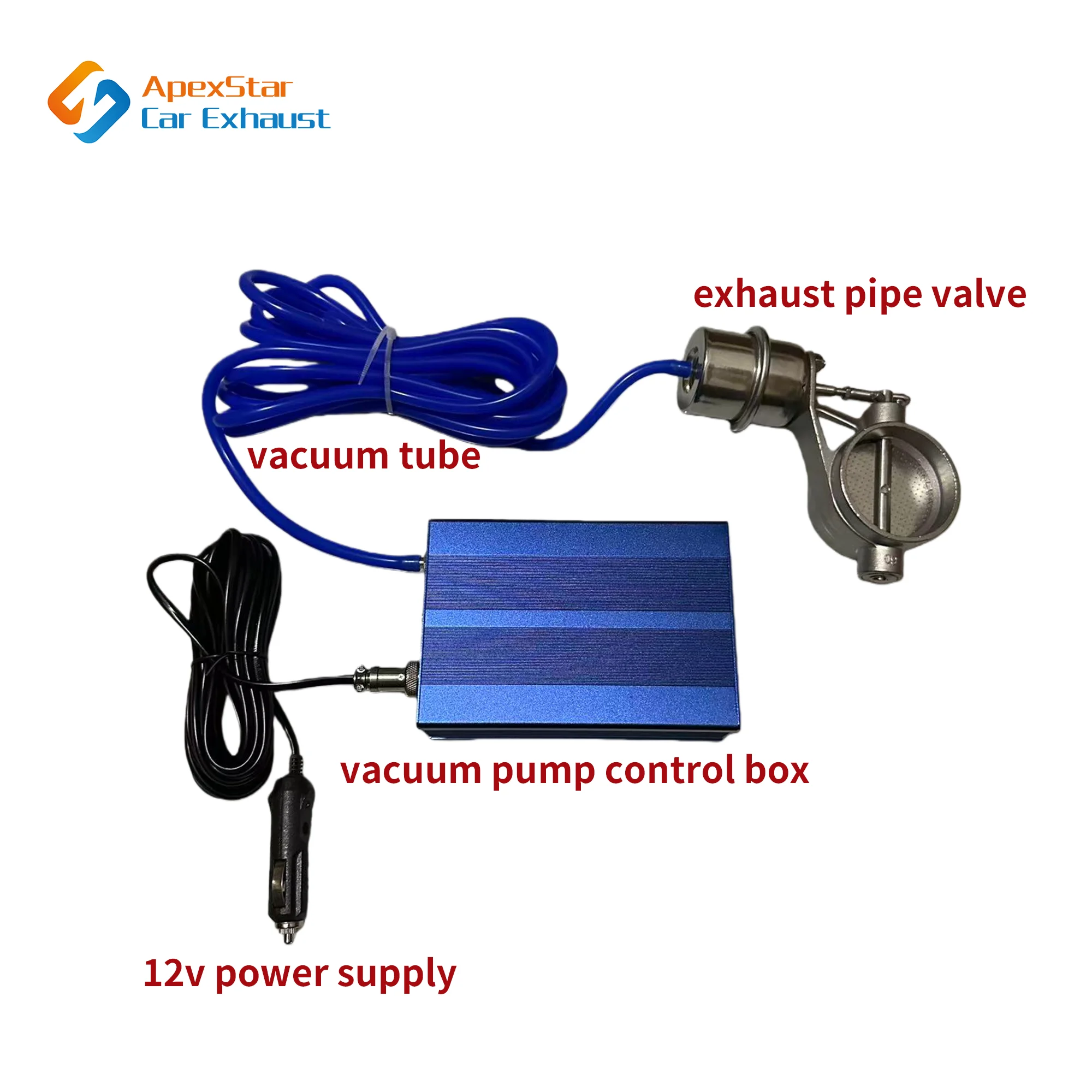 Auto Auspuffrohr Elektronische Ventil Kit Universal Multi-winkel Modus 60MM Controller Gerät Remote Kit Controller Schalter