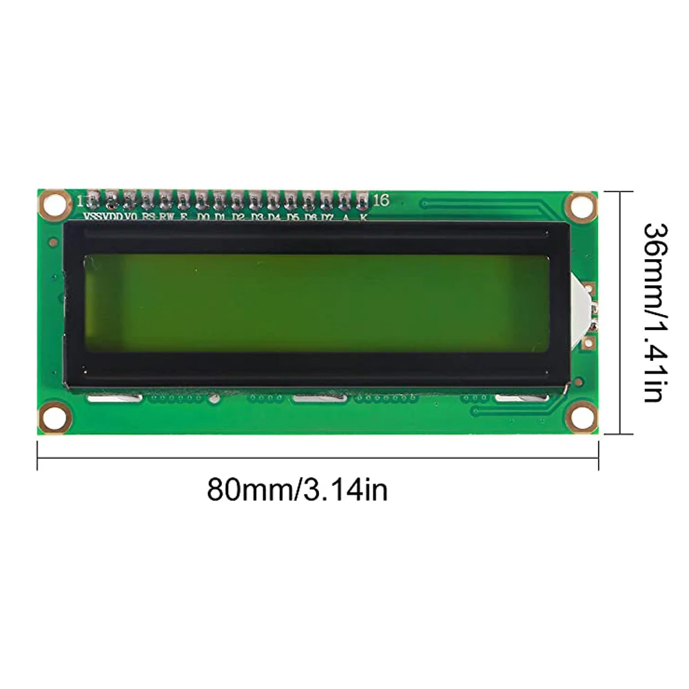 Module LCD1602 16x2 caractères écran bleu écran LCD PCF8574T PCF8574 1602 LCD avec Interface IIC I2C 5V