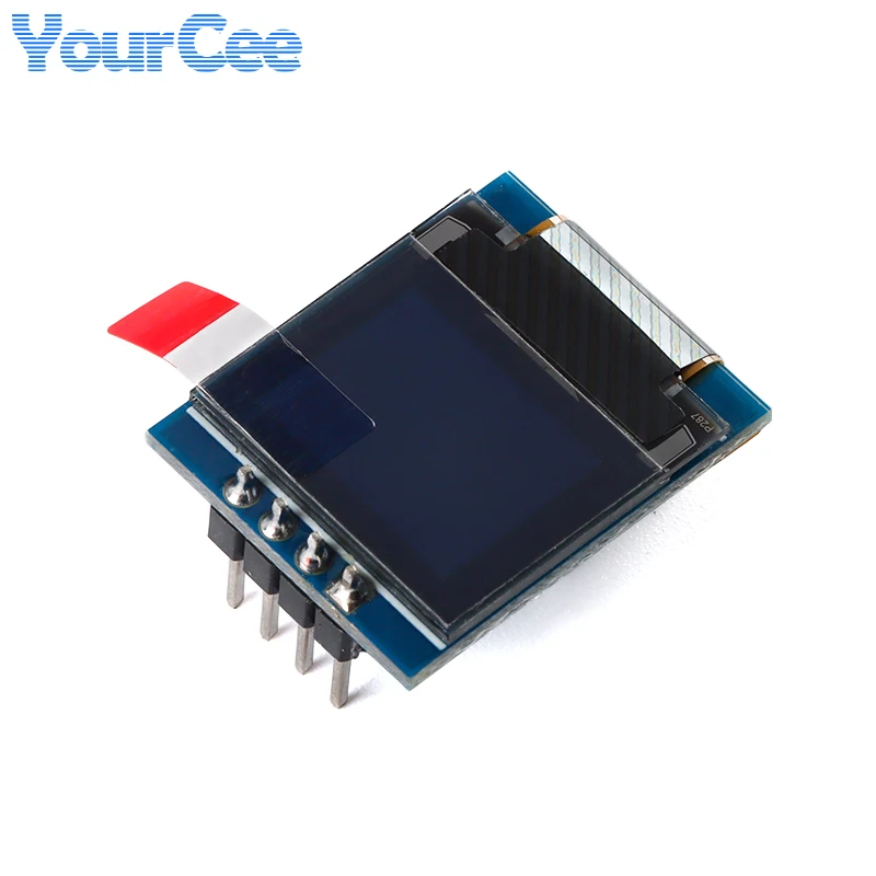 0,66 Zoll 0,66 Zoll OLED LCD Display Modul 3,3 V Weiß Blau SSD1306 Treiber I2C IIC 64X48 LED 64*48