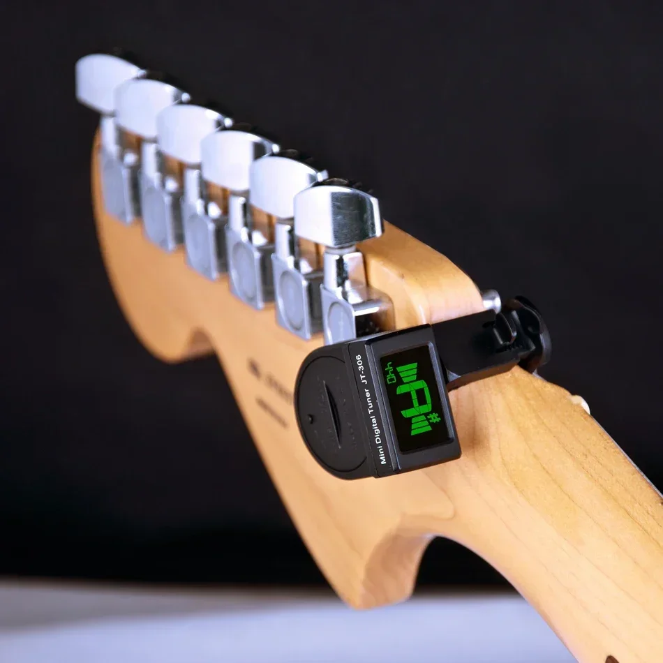 JT-306 Mini Đàn Guitar Màn Hình LCD Kỹ Thuật Số Kẹp Trên Sóng Điện Acoustic Guitar Cổ Điển Màu Ngẫu Nhiên Đàn Guitar Bass Miễn Phí Vận Chuyển