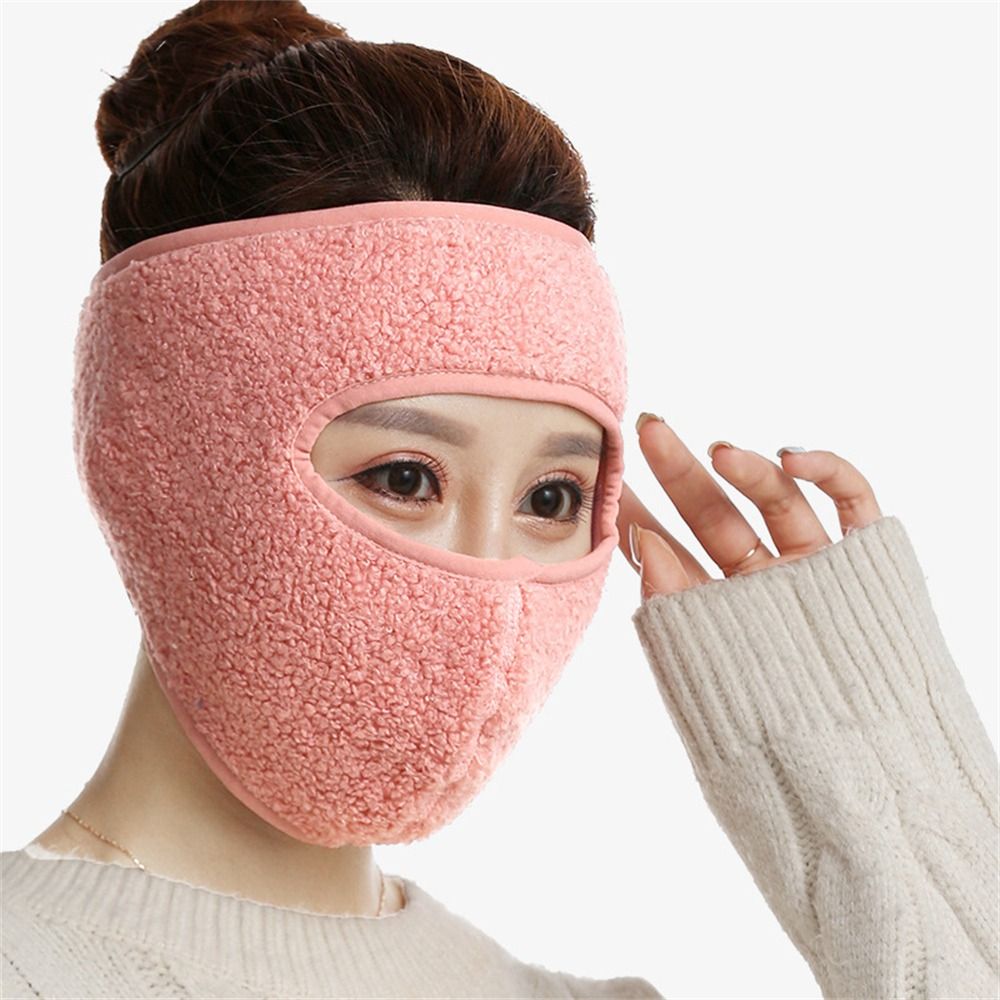 Fashion Warmth Thickened Face Mask Winter Warm Windproof Cold-proof Mouth Cover Full Face Breathable Face Shield Women Men