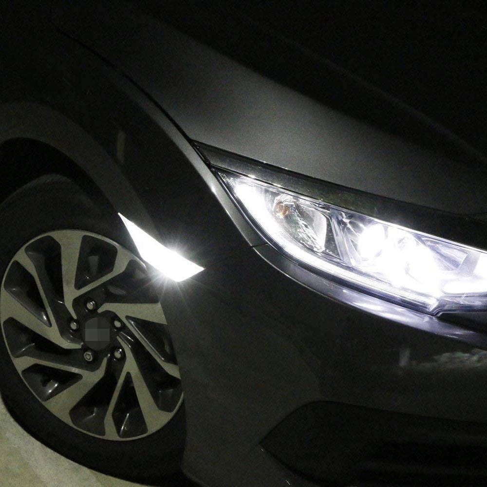 Carro LED Side Marker Turn Signal Lâmpada, T10 Lâmpadas para Honda Civic 2016 2017 2018 2019