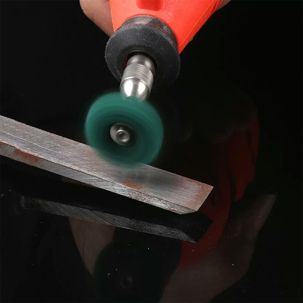 40pcs Mini Drill Abrasive Brush Nylon Buffing Polishing Wheel Sanding Head 3mm Shank 180-400Grit Buffs Rotating Tool Accessories