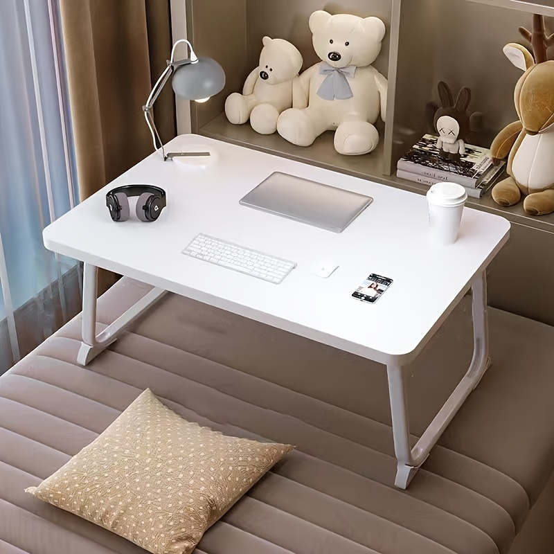 1pc 折りたたみ学習テーブル/ラップトップ/オフィス/怠惰なテーブル寝室、リビングルーム、屋外オフィス研究に最適