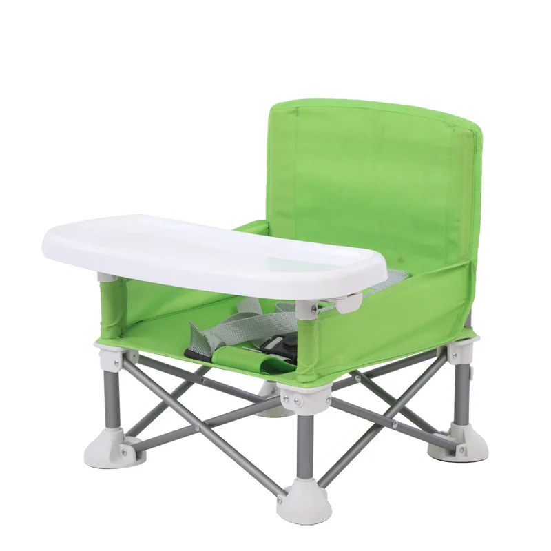 Chaise bébé compacte et pliable en alliage d'aluminium, avec ceinture de sécurité, pour une utilisation intérieure et extérieure, voyage facile pour les pique-niques de Camping