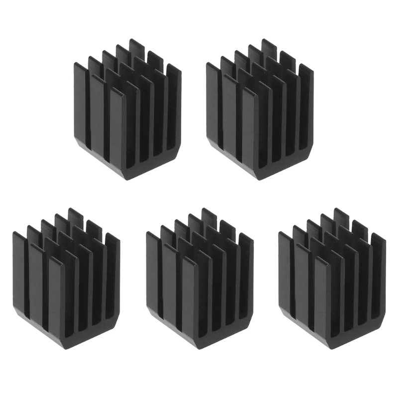 5 шт./компл., 9x9x12 мм, алюминиевый радиатор, чип Ram-радиатор, кулер