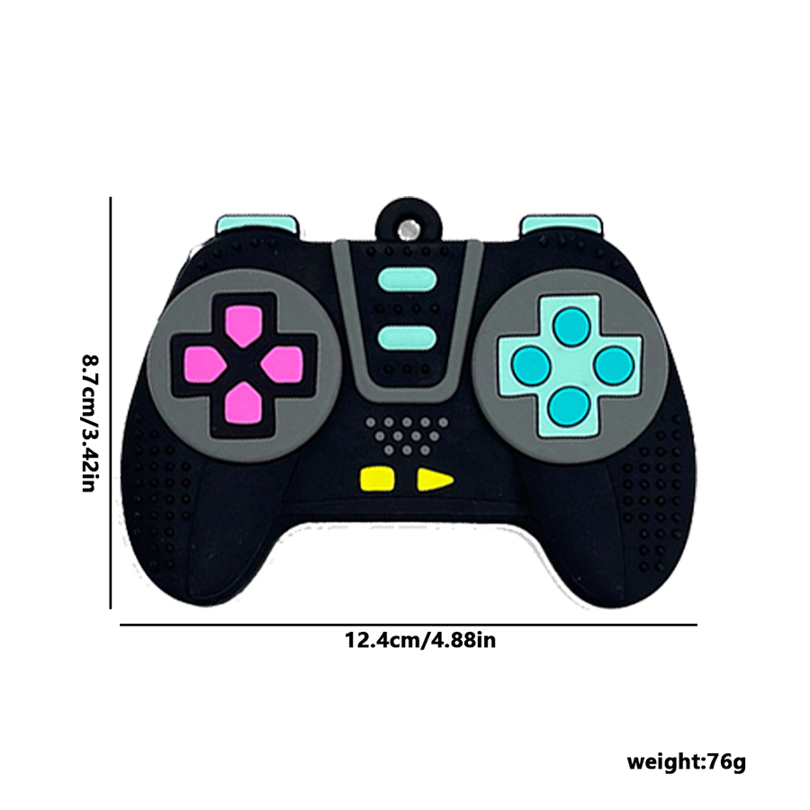 Children's silicone remote control handle teething baby oral sex period soothing remote control teething biting anti-feeding toy