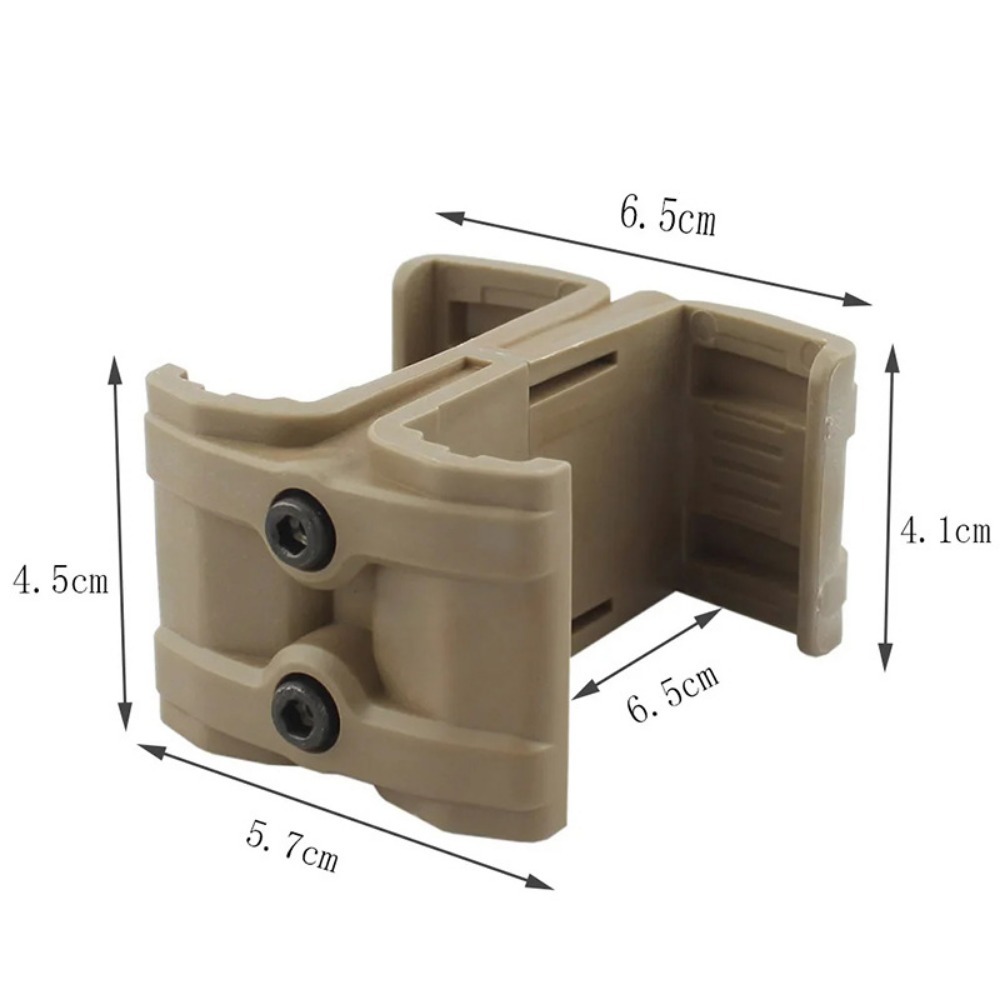 Accoppiatore parallelo per caricatore tattico universale M4 Doppio connettore per caricatore Supporto per clip AR Mag Morsetto Accessori per la caccia