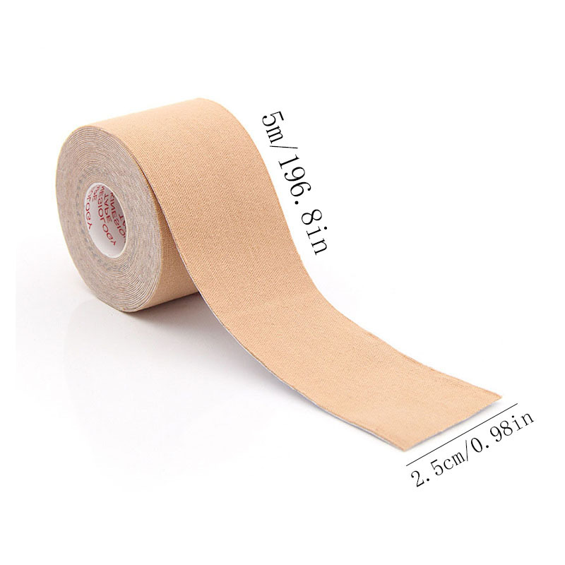 Fita de elevação de rugas para rosto e pescoço, adesivo facial multifuncional de alta elasticidade para cuidados com pescoço, lábios, boca e queixo-0.98*196.85 polegadas