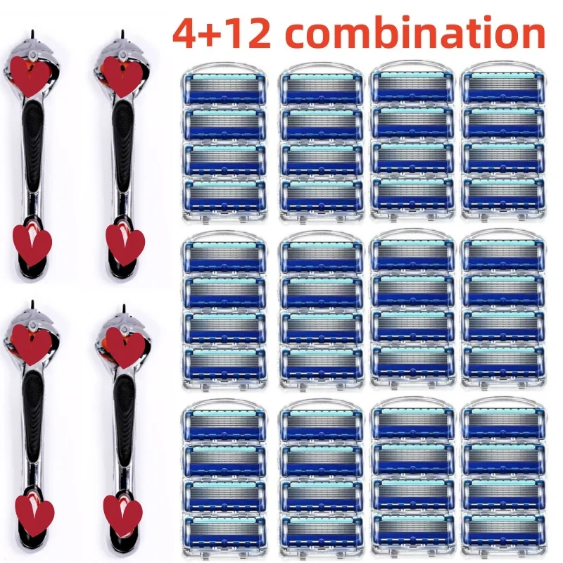 5-Layer Razor Replacement Head Manual Replacement Razor Blade
