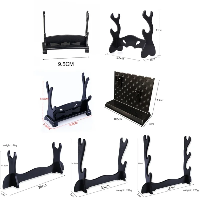G5GB 3 niveles cuchillo pantalla soporte Rack dibujos animados Mostrar soporte, caballete muestra varitas exposición herramienta