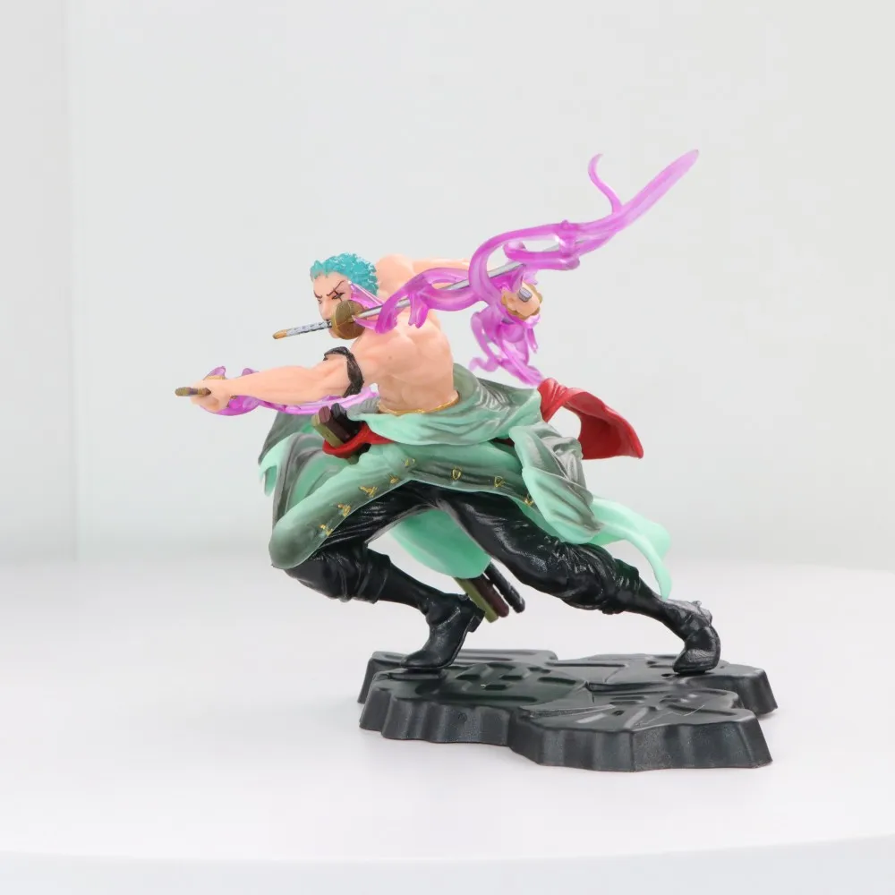 10cm figura de anime de uma peça gk roronoa zoro três lâminas sa-máximo mangá anime estátua figura de ação coleção modelo brinquedo infantil
