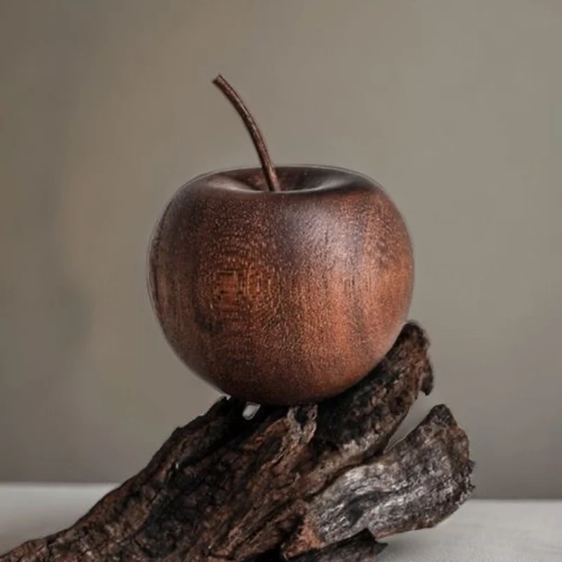 1PCS Of Wooden Apple Shaped Essential Oil Diffuser Fragrance Diffuser Suitable For Home Bathroom Car Decoration