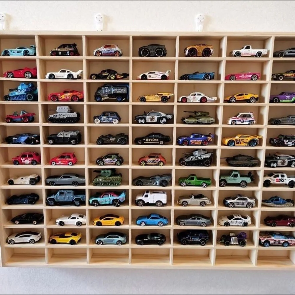 60 Grids FOR Hot Wheels Diecast Car Matchbox 1/64 Display Toy Dolls Storage