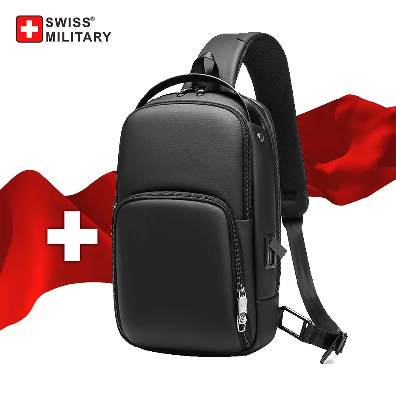 Novo à prova dwaterproof água casual saco de peito masculino multifuncional carregamento usb crossbody saco de viagem de alta capacidade preto saco de peito pacote