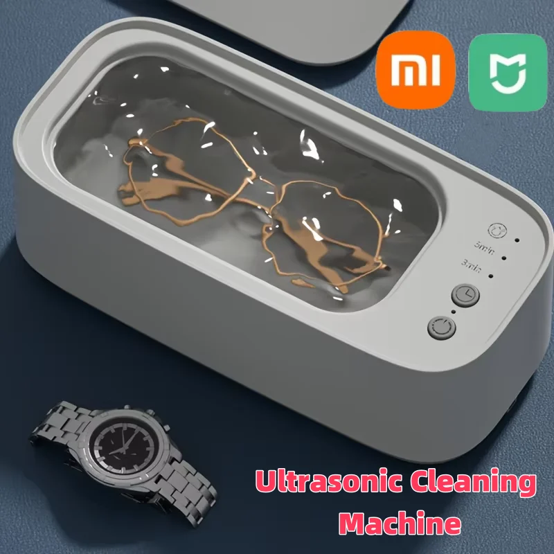Máquina de limpieza ultrasónica de gafas, limpiador de joyas de alta frecuencia, baño para joyería, 45KHZ, 2024