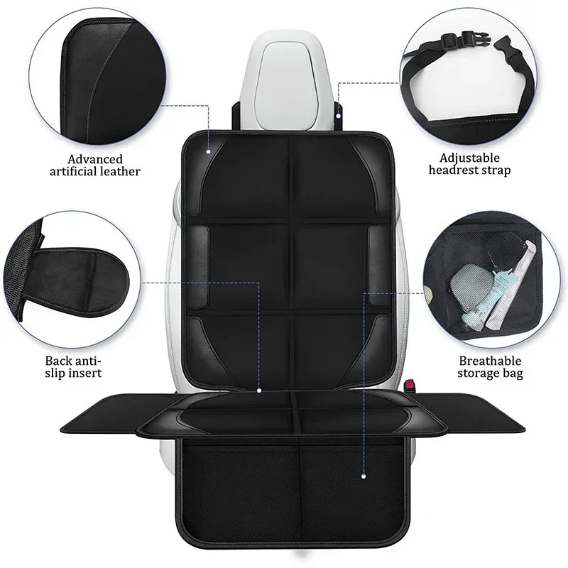 Capa de assento do bebê interior assento de carro capa protetor universal capa de assento automático para o bebê crianças brinquedos de armazenamento anti risco