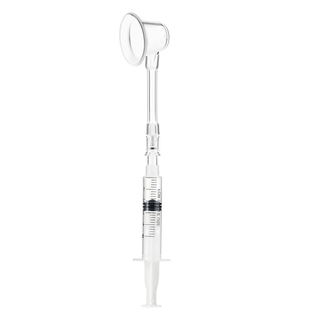 2 pçs extrator de mamilos indolor silicone físico plana invertida otários portátil extrator bomba de mama acessórios