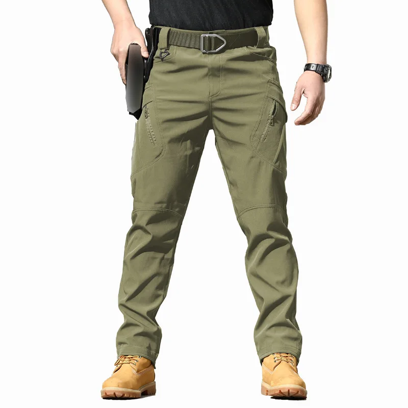 Primavera outono ix7 ix9 algodão estiramento ao ar livre 9 tad tático dos homens combate swat calças de carga do exército caminhadas acampamento ao ar livre