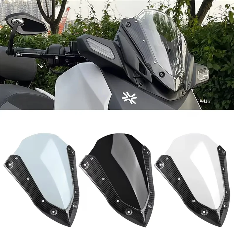 Aksesoris Motor Kaca Depan Kaca Depan Deflektor Angin untuk X-MAX300 Buku 300 2023 2024