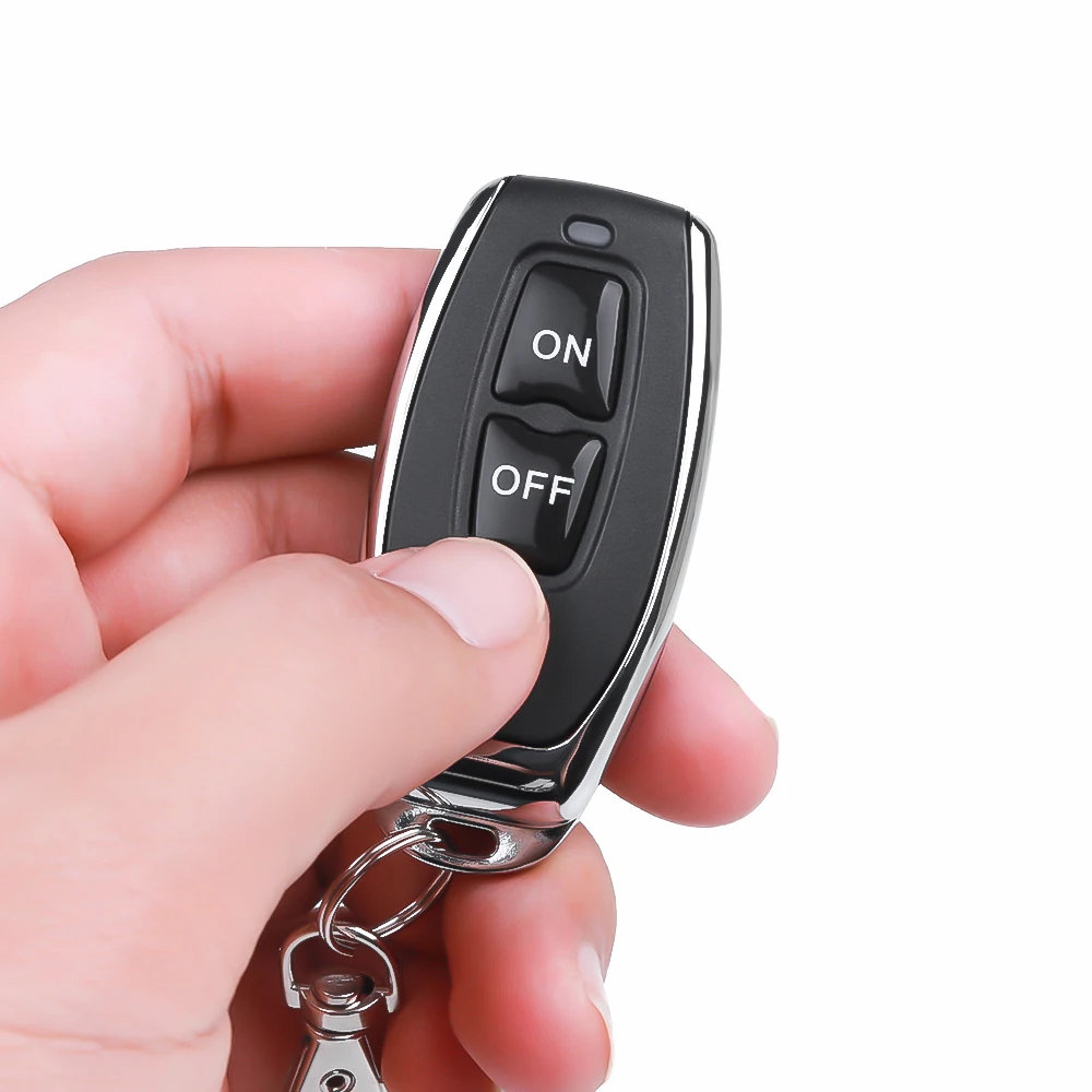 10PCS 433MHZ Fernbedienung Auto 2 Kanal Code Elektrische Lernen Code Tor Garage Türöffner mit Schlüsselbund