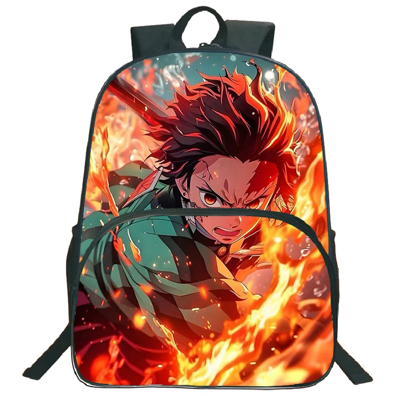 Рюкзак Demon Slayer Kamado Tanjirou, детские школьные сумки для мальчиков и девочек, сумка для книг с героями мультфильмов Kimetsu no Yaiba, рюкзаки в стиле аниме Mochlia