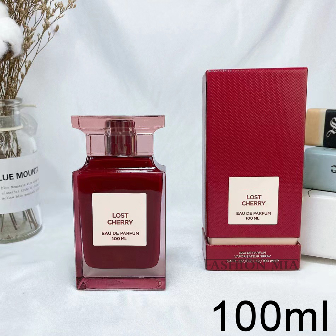 100ml Brand Perfume Men's Tobacco Eau de Cologne Rose Cherry Long Lasting Pheromone Floral Fragrance Perfume for Women