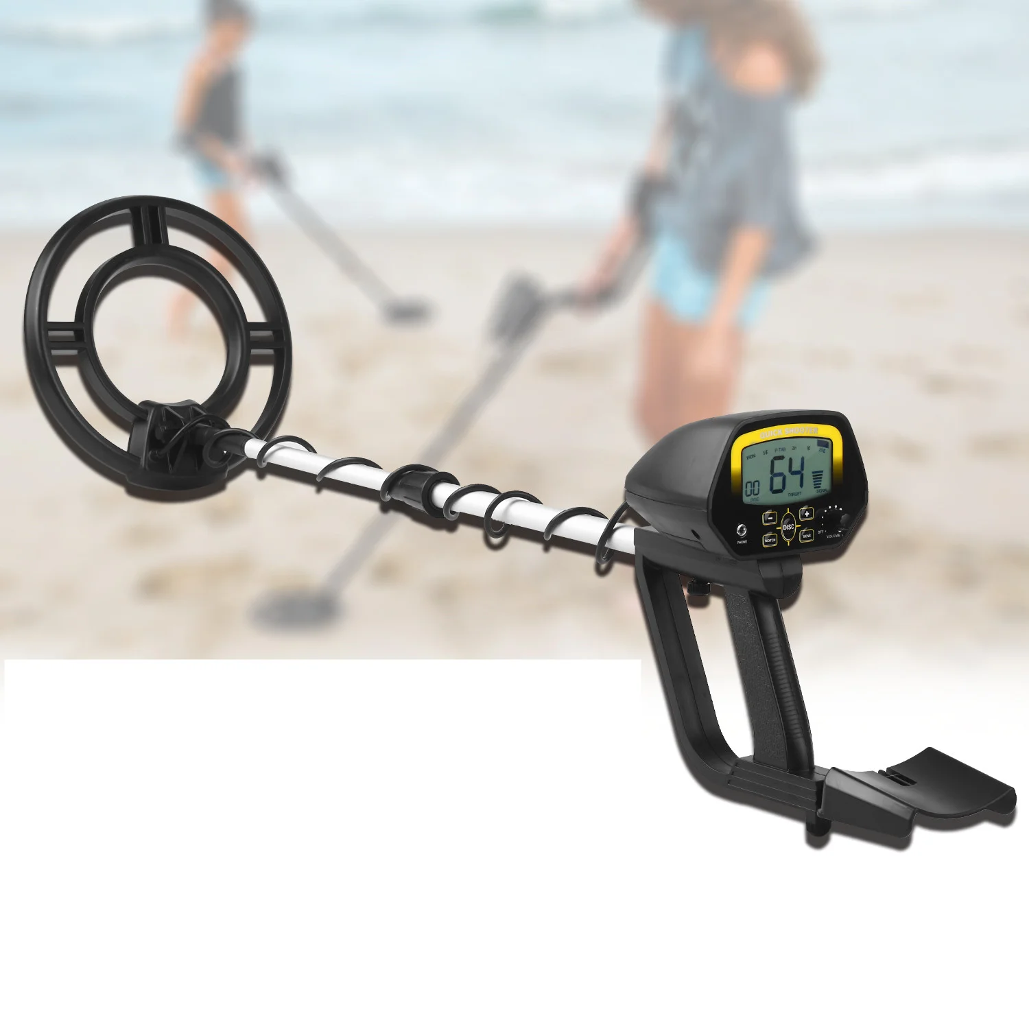 Metal Detector MD4060 Professional Underground Metal Locator Treasure-hunting Device Adjustable Mode Pinpointing Function