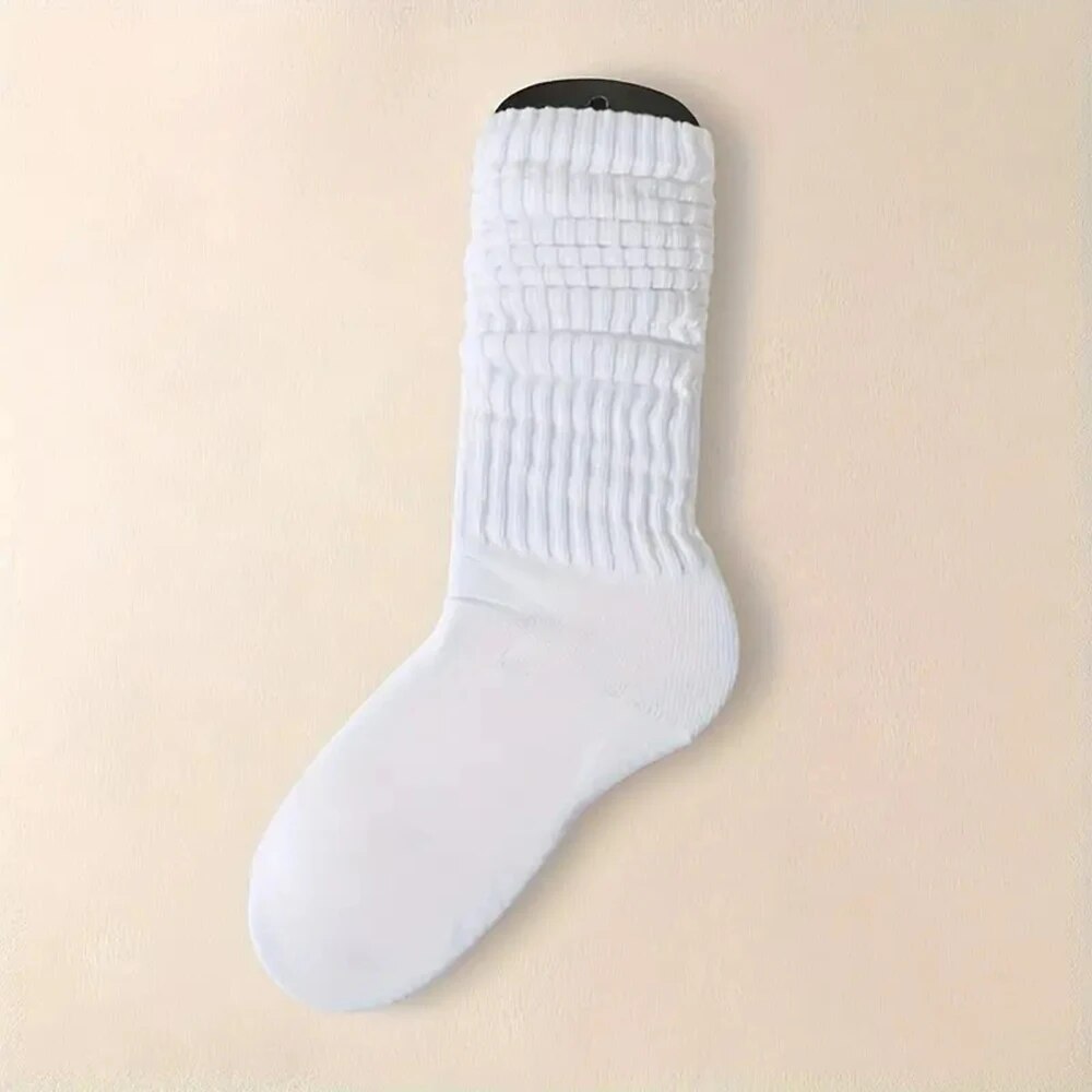 3/6 paia di calzini a pieghe di media lunghezza da donna moda Lolita calzini a bolle comfort non pilling autunno versatile ragazza calzini elefante