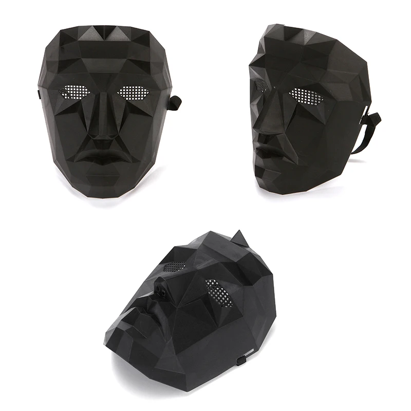 Red Calamari Game Scalable Or Not Masks Full Face Masks Masquerade Accessories Korean TV Cosplay Costumes Masks Toys