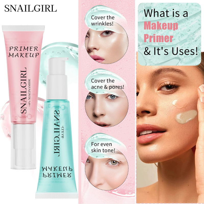 24ml Power Grip Primer Gel a base de imprimación facial hidratante para suavizar la piel agarre maquillaje Invisible poros incoloro Primes