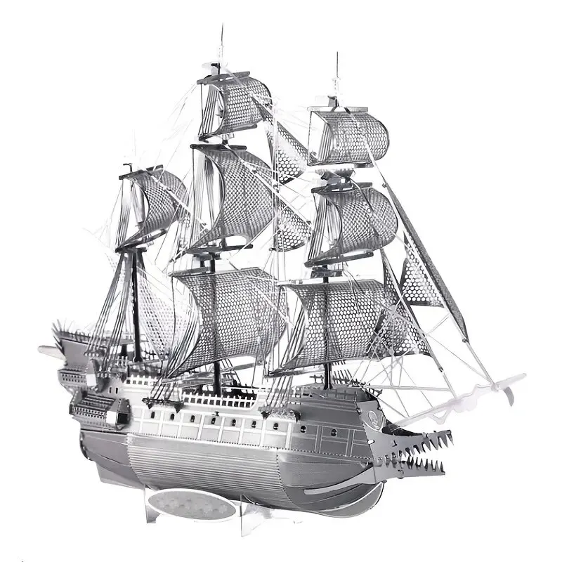 Flying Dutchman ชุดโมเดลปริศนา3D โลหะสำหรับเด็กแบบทำมือตัดด้วยเลเซอร์