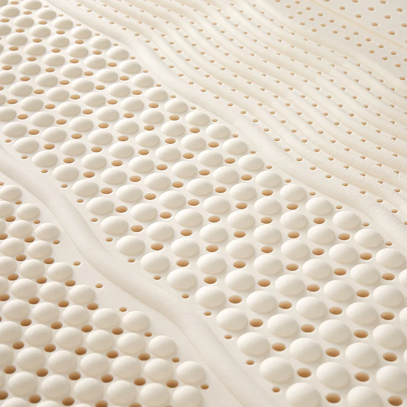 Colchón de látex 100% natural con funda, colchón de goma pura importada, cama de 1,8 m y 2,0 m, alfombrillas gruesas para el dormitorio del hogar