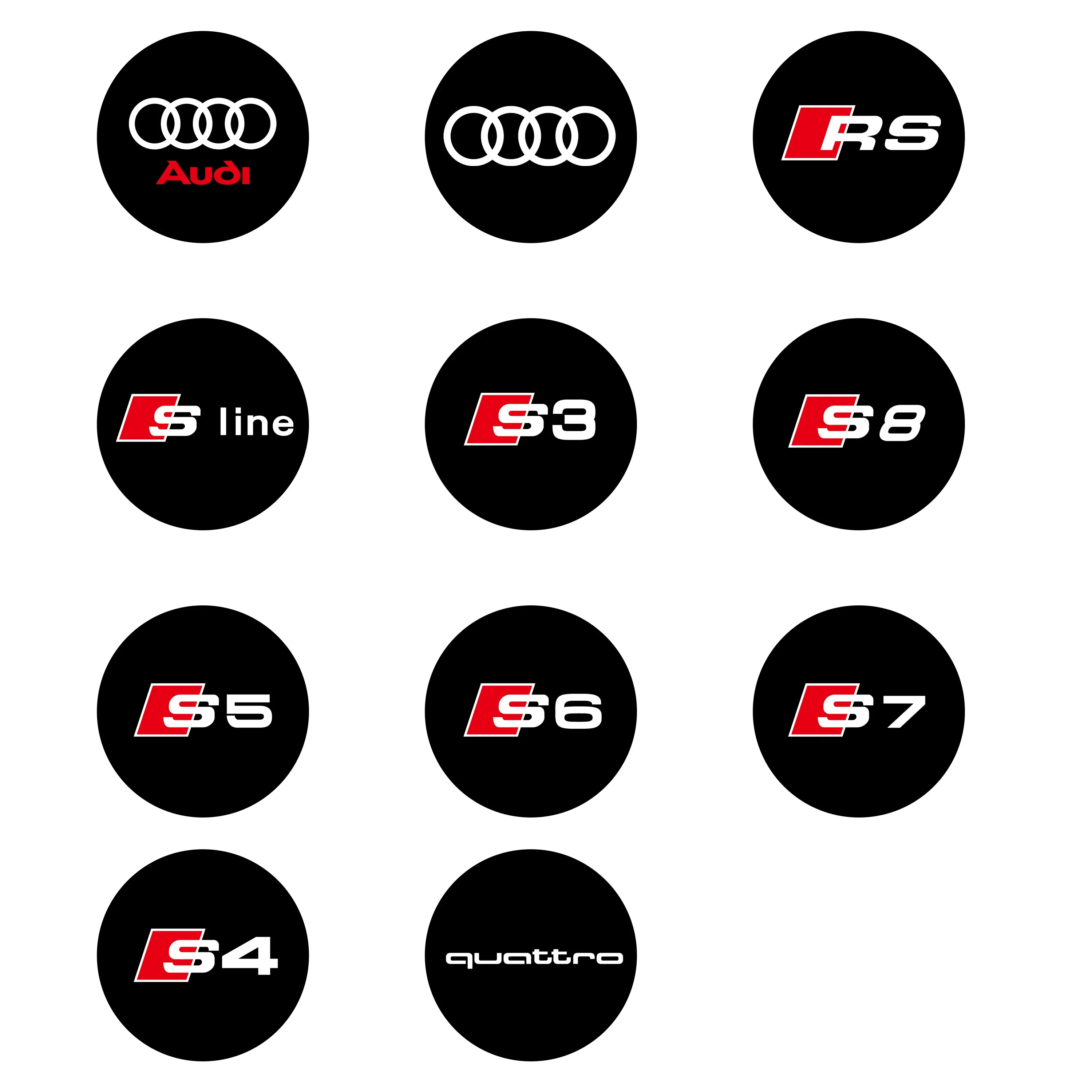 Para Audi A3 8V 8P A6L A5 A7 Q3 Q5 Q7 A4 B5 B6 B7 B8 A1 RS TT S3 S6 Sline Quattro puerta de coche HD luz de bienvenida lámpara de proyector láser