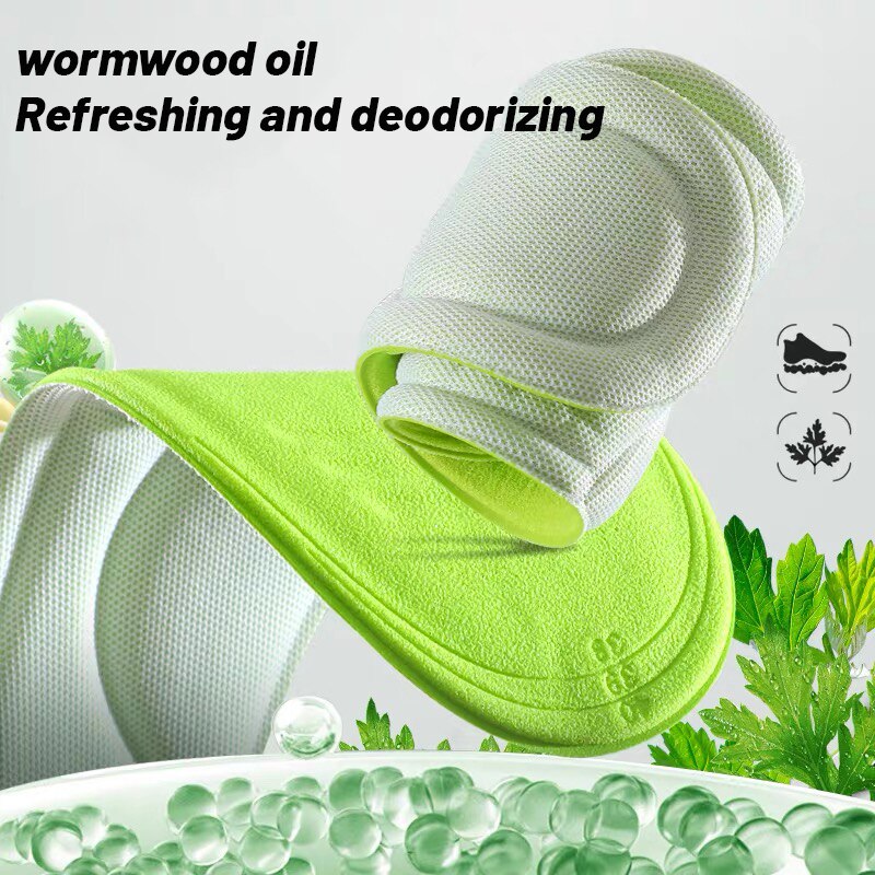 กีฬา Insoles สําหรับรองเท้า 5D นวดระงับกลิ่นกายนุ่ม Breathable Shock Absorbant Cushion Running Insoles สําหรับฟุตผู้ชายผู้หญิง