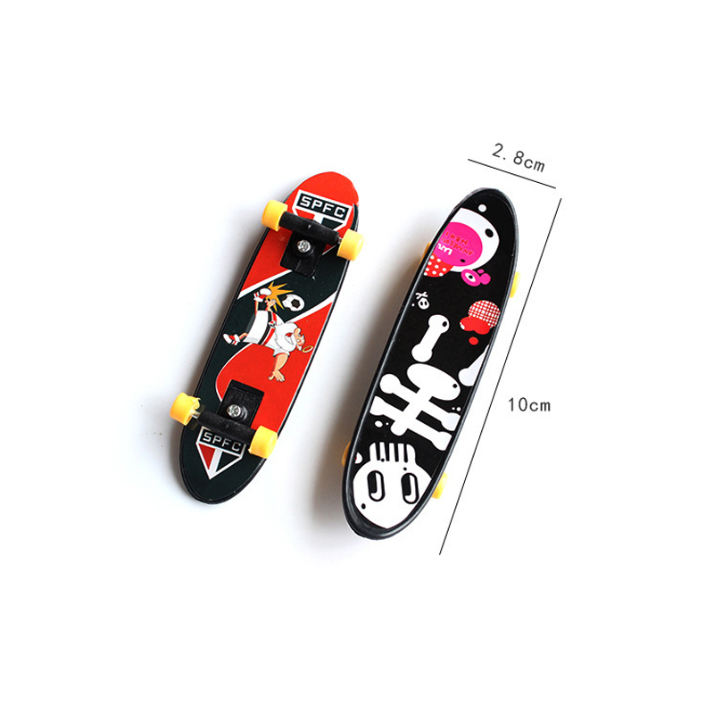 Mini monopatín con diapasón para niños, Scooter de dedo, juguete para niños, artilugios geniales, recuerdos de fiesta, Idea de regalo divertida, 10 Uds.