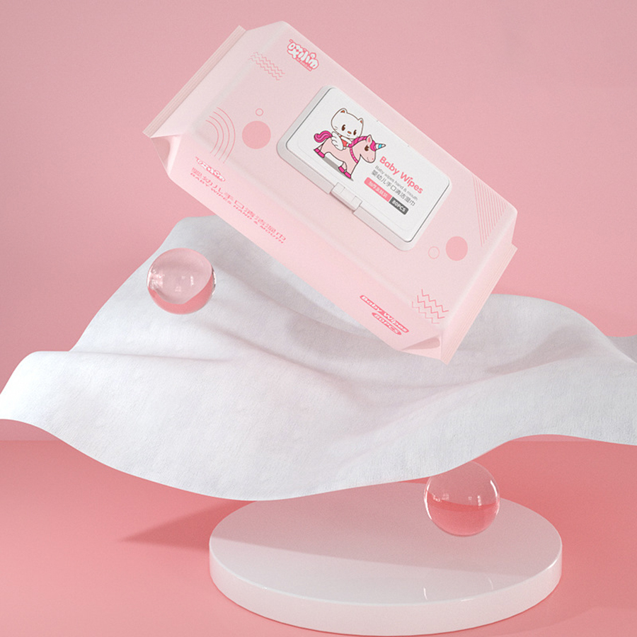 1 упаковка, детские влажные салфетки с крышкой, 80 листов