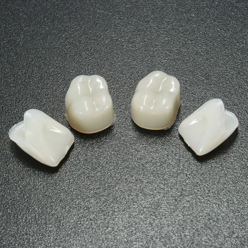 50/100pcs ทันตกรรมชั่วคราวมงกุฎเรซิ่นฟันวีเนียร์วัสดุ Porcelain ฟันสําหรับด้านหน้าและด้านหลังฟันฟื้นฟูเครื่องมือ