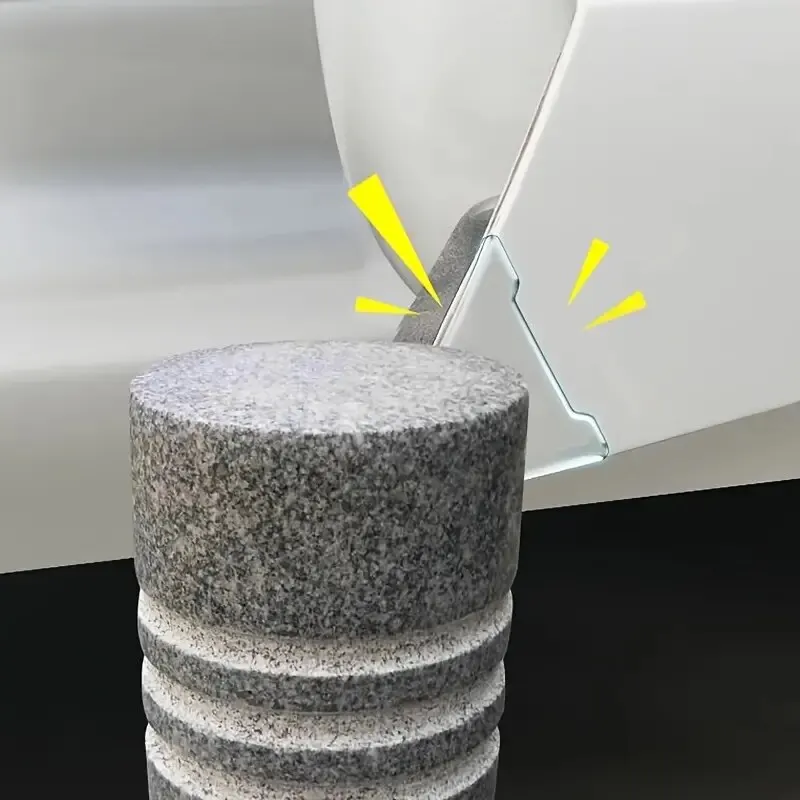 4 szt. Uniwersalne nakładki ochronne na narożniki drzwi samochodowych, przezroczyste silikonowe naklejki antykolizyjne, ochrona przed zarysowaniami, osłony na drzwi