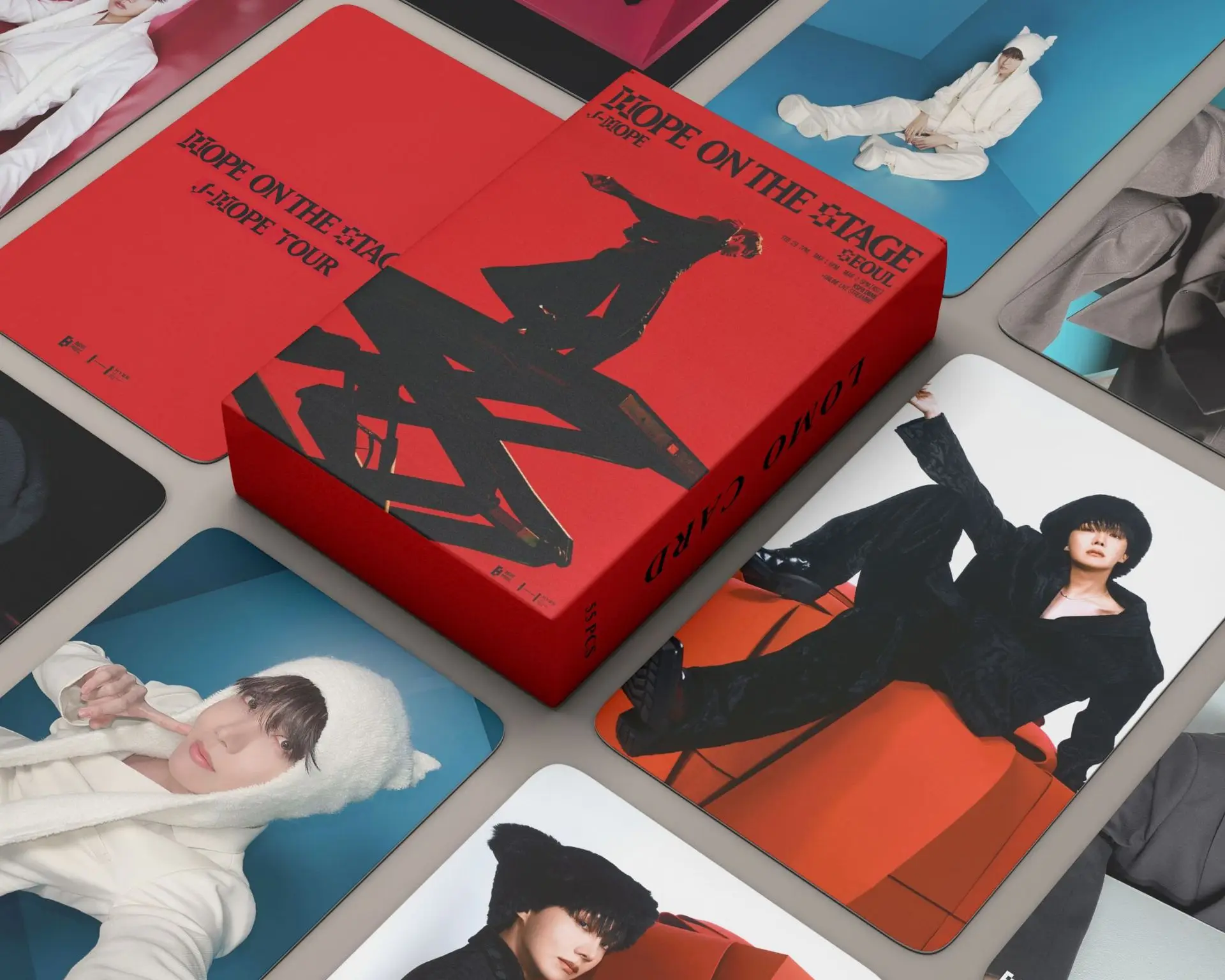 55pcs in stock J-Hope Tour Hope on the Stage Fan Collection Card  Photo card postcard lomo card